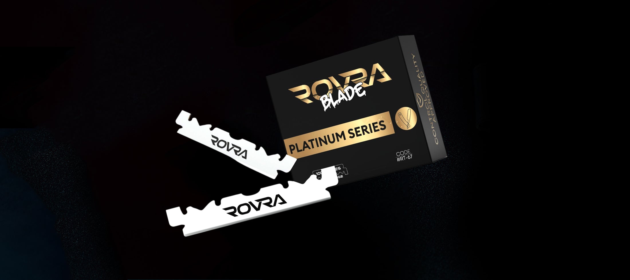 Rovra Platinum Razor Blades for Shaving