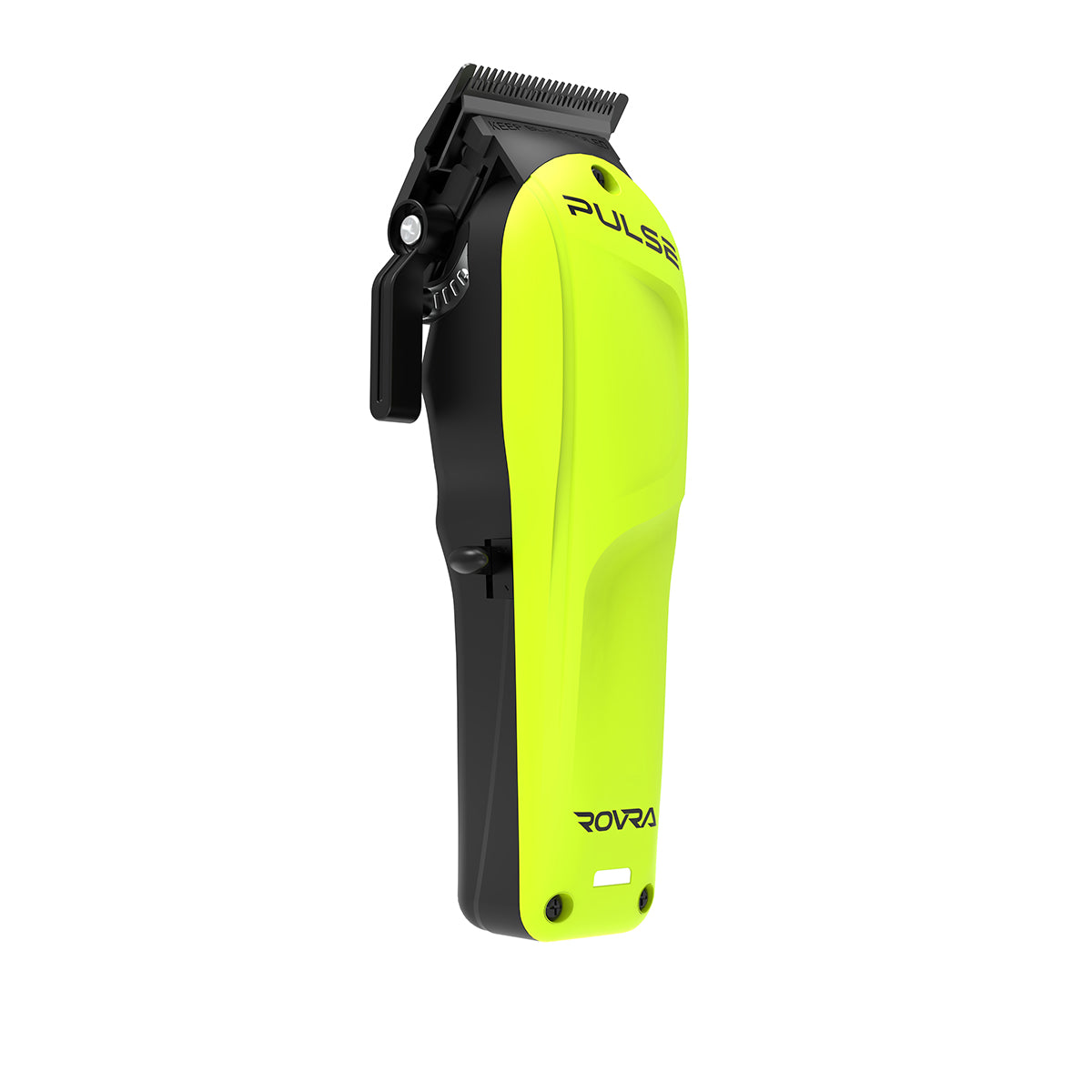 Rovra Pulse Hair Clipper in Bright Yellow and Black for Professional Hair Cutting