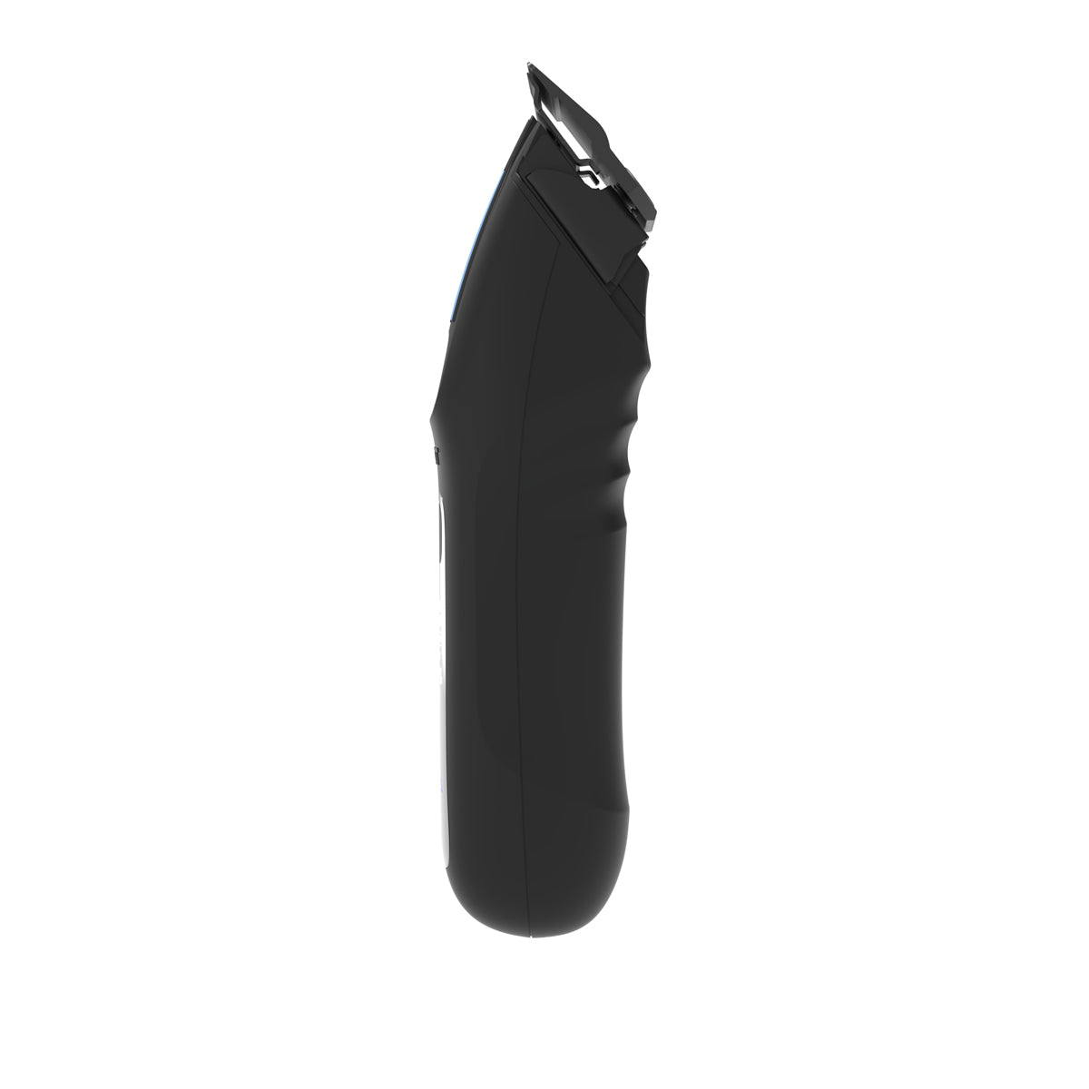 Black high performance cordless hair clipper with ergonomic grip and sharp blade