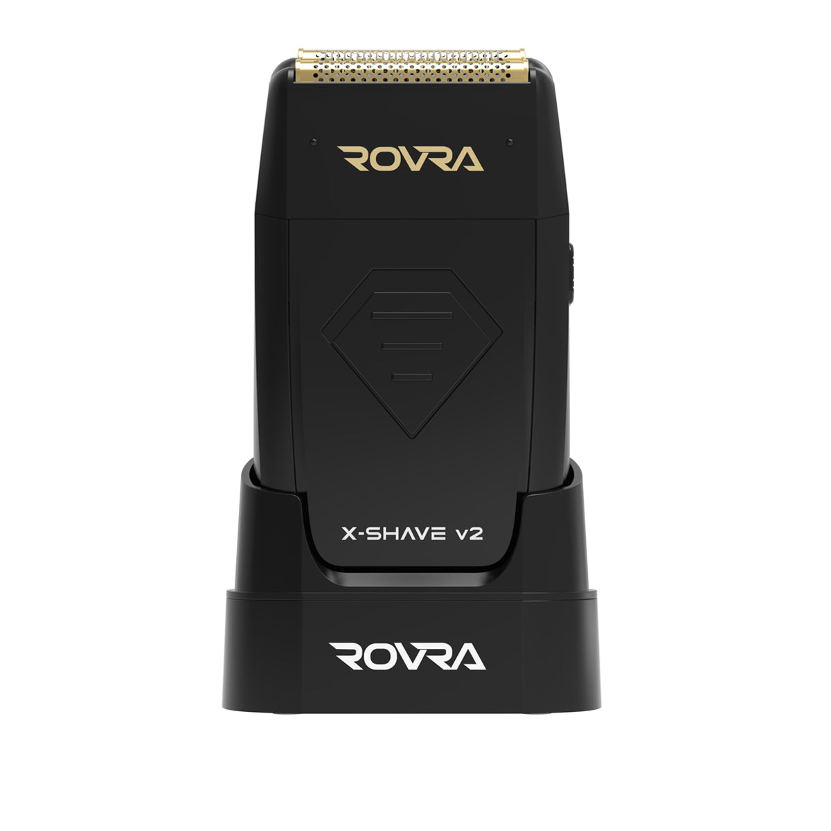 Rovra X-Shave v2 electric razor on charging stand high speed barber shaver 8800 RPM