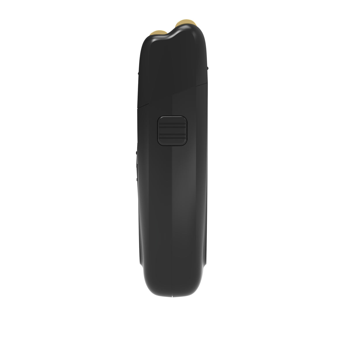 Side view of high speed barber shaver 8800 RPM in black with ergonomic design