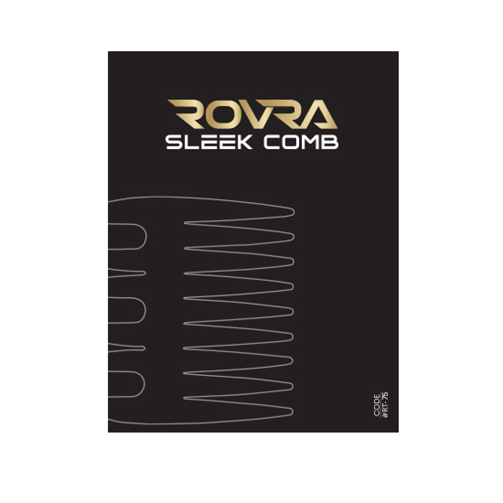 Rovra Metal Barber Comb - Durable Precision Tool