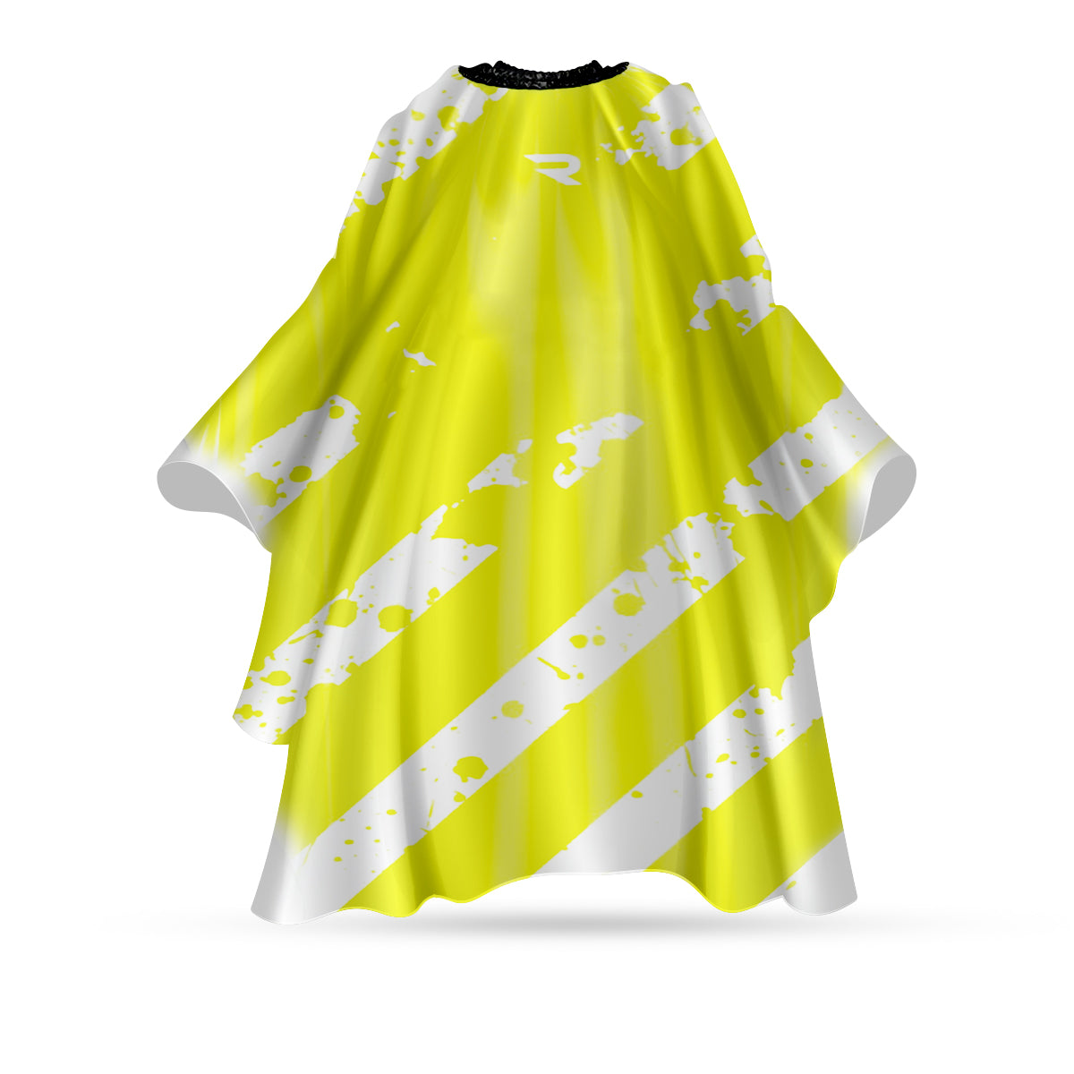 ROVRA Professional Barber Cape with Modern Design - Black & Green White Green