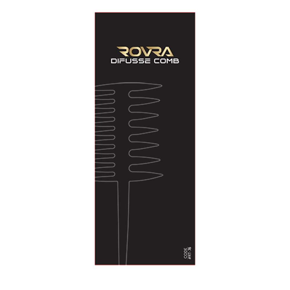 ROVRA Professional Metal Barber Comb Durable Precision