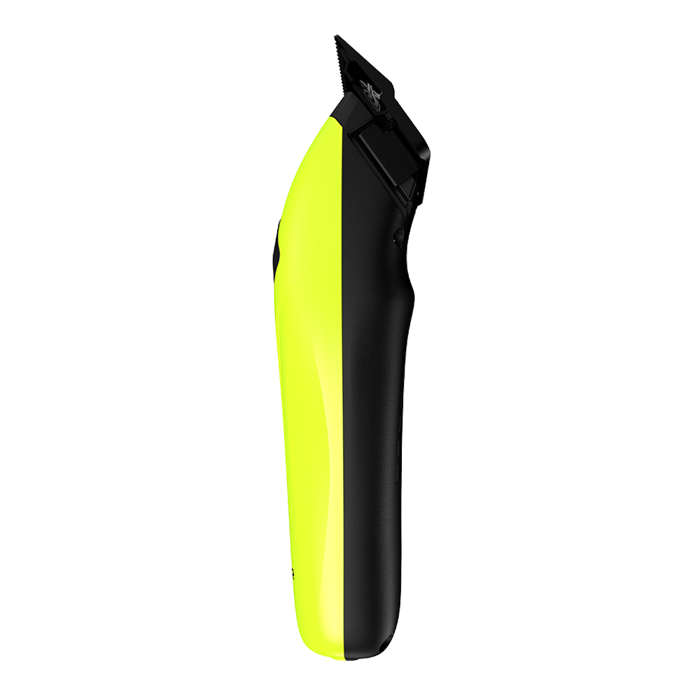 Rovra super cut hair clipper 10000 RPM with black and neon yellow ergonomic design