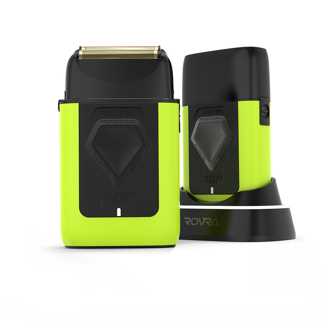 Premium ROVRA professional electric shavers X-Shave V2 with gold foil for close, gentle shaving