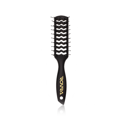 Professional double brush – ROVRA – for hair styling – Black