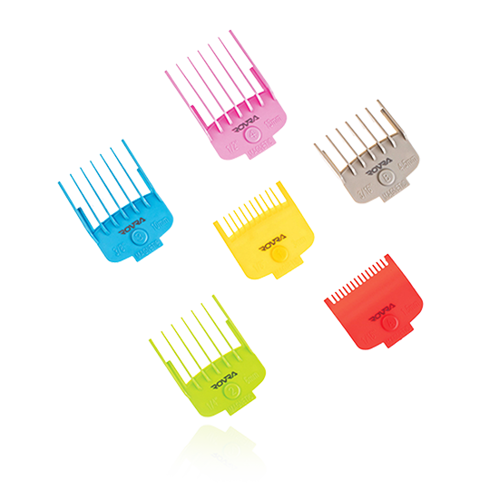 Magnetic colored guides for clippers – ROVRA – 0.5 – 4 mm