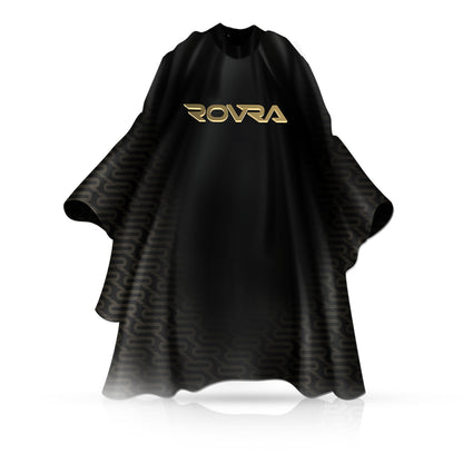 ROVRA Hairdresser Neoprene Collar Cape R Design - Black