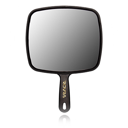 ROVRA Square Handheld Barber Mirror with Durable Handle