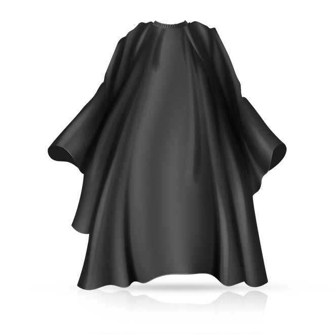 ROVRA Black Barber Cape - Professional Styling