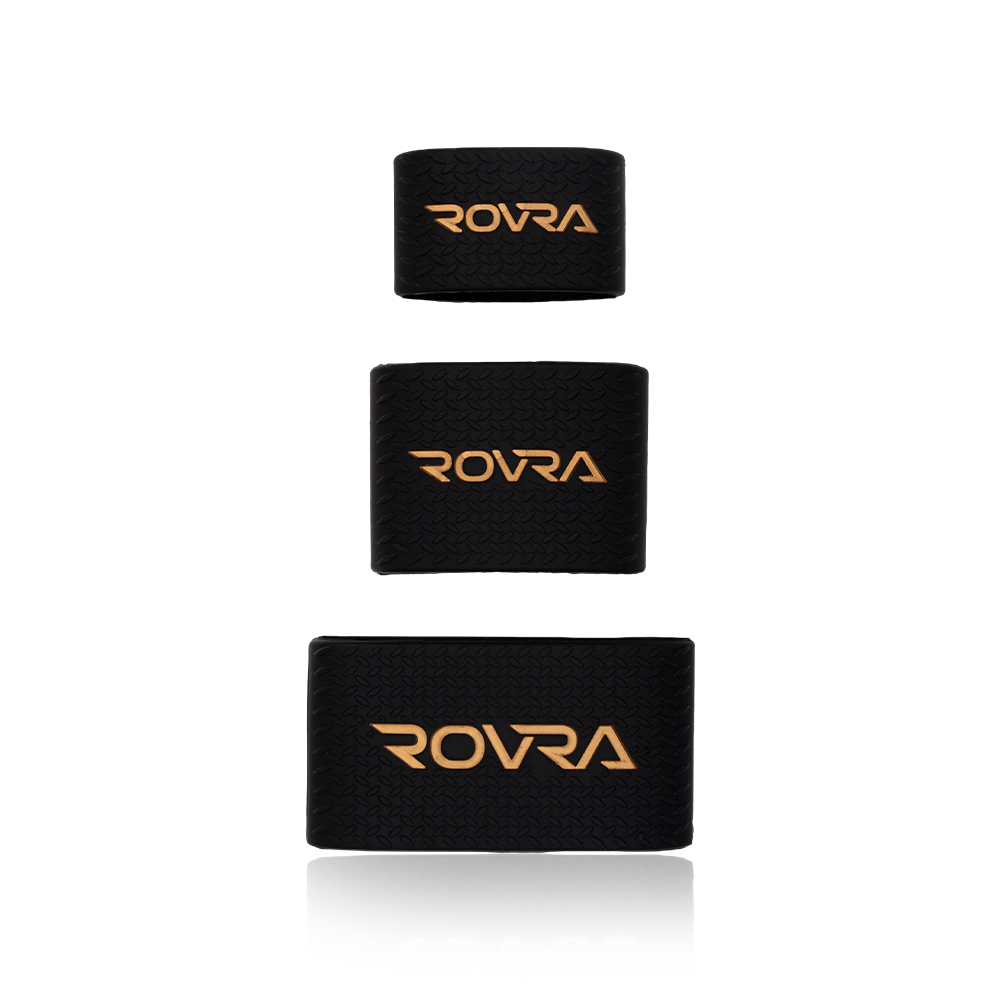 Set of 3 ROVRA silicone grips for trimmer/clipper/shaver