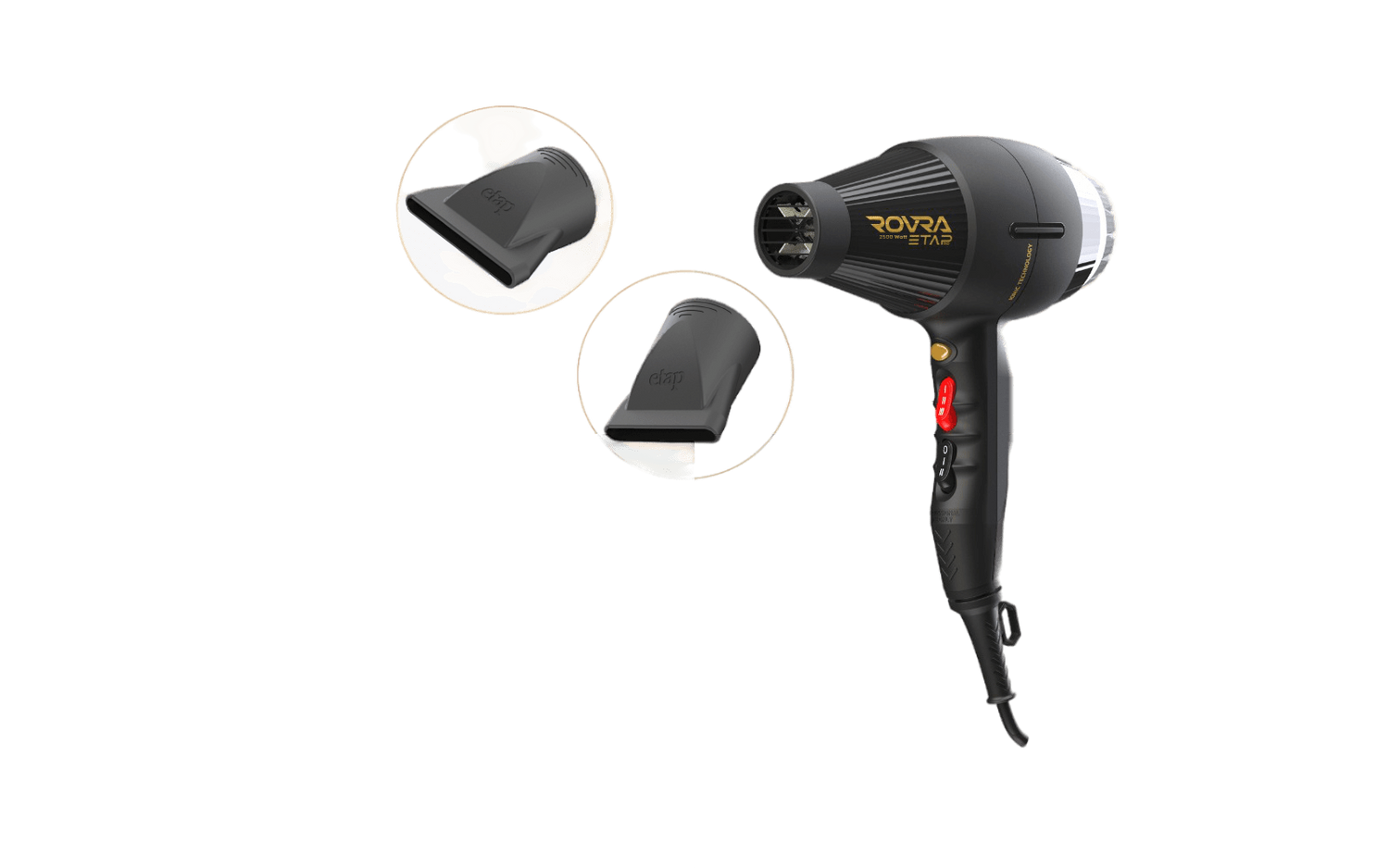 ROVRA – ETAP – Hair dryer 2500W – Black