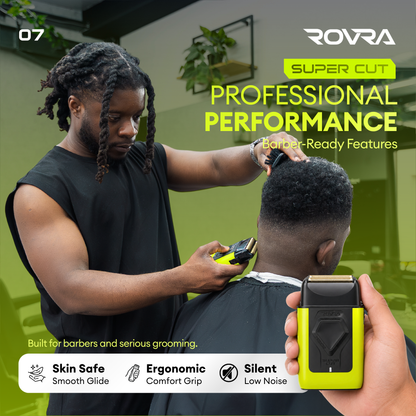 ROVRA X-Shave V2 Afeitadora de Barbero de Alta Velocidad 8800 RPM