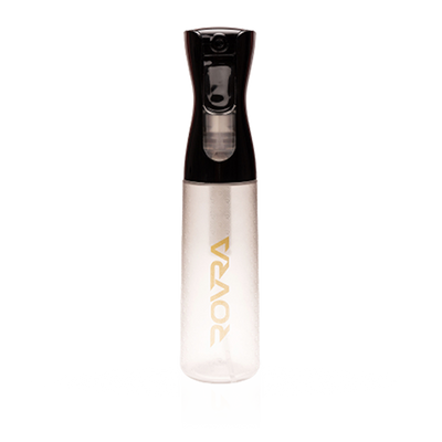 ROVRA 300ml Black Salon Spray Bottle for Precision Styling