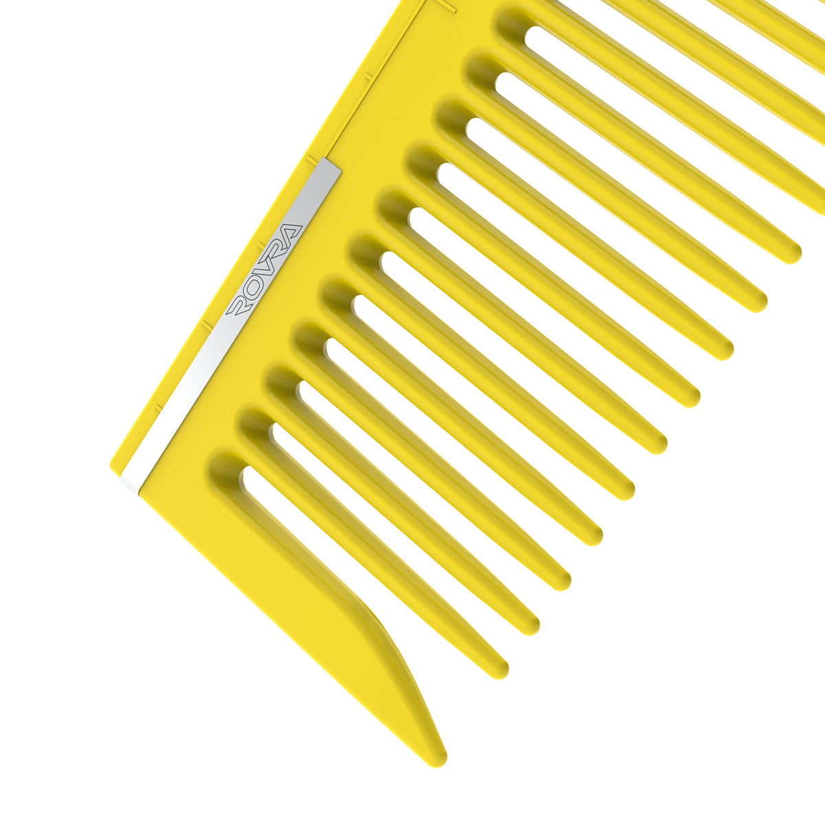 ROVRA Lime Green Barber Comb - Innovative Styling Tools