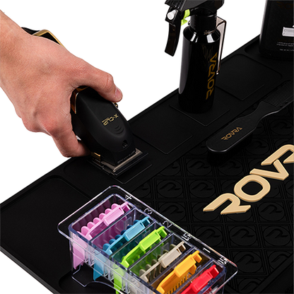 ROVRA Magnetic Barber Station Mat for Professional Use