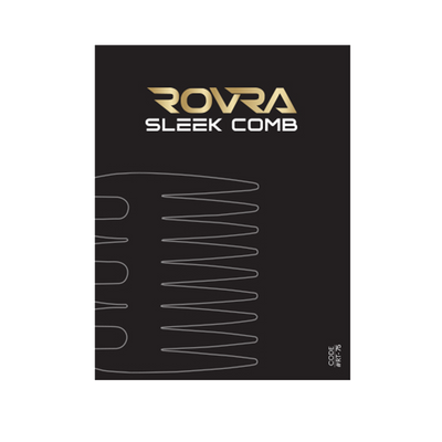 Rovra Metal Barber Comb - Durable Precision Tool