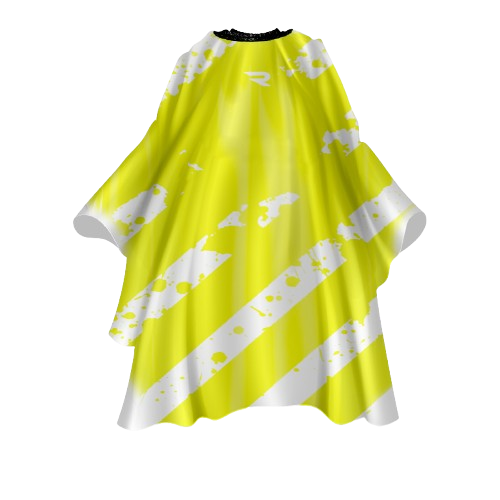 ROVRA Professional Barber Cape with Modern Design - Black & Green