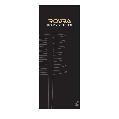 ROVRA Professional Metal Barber Comb Durable Precision